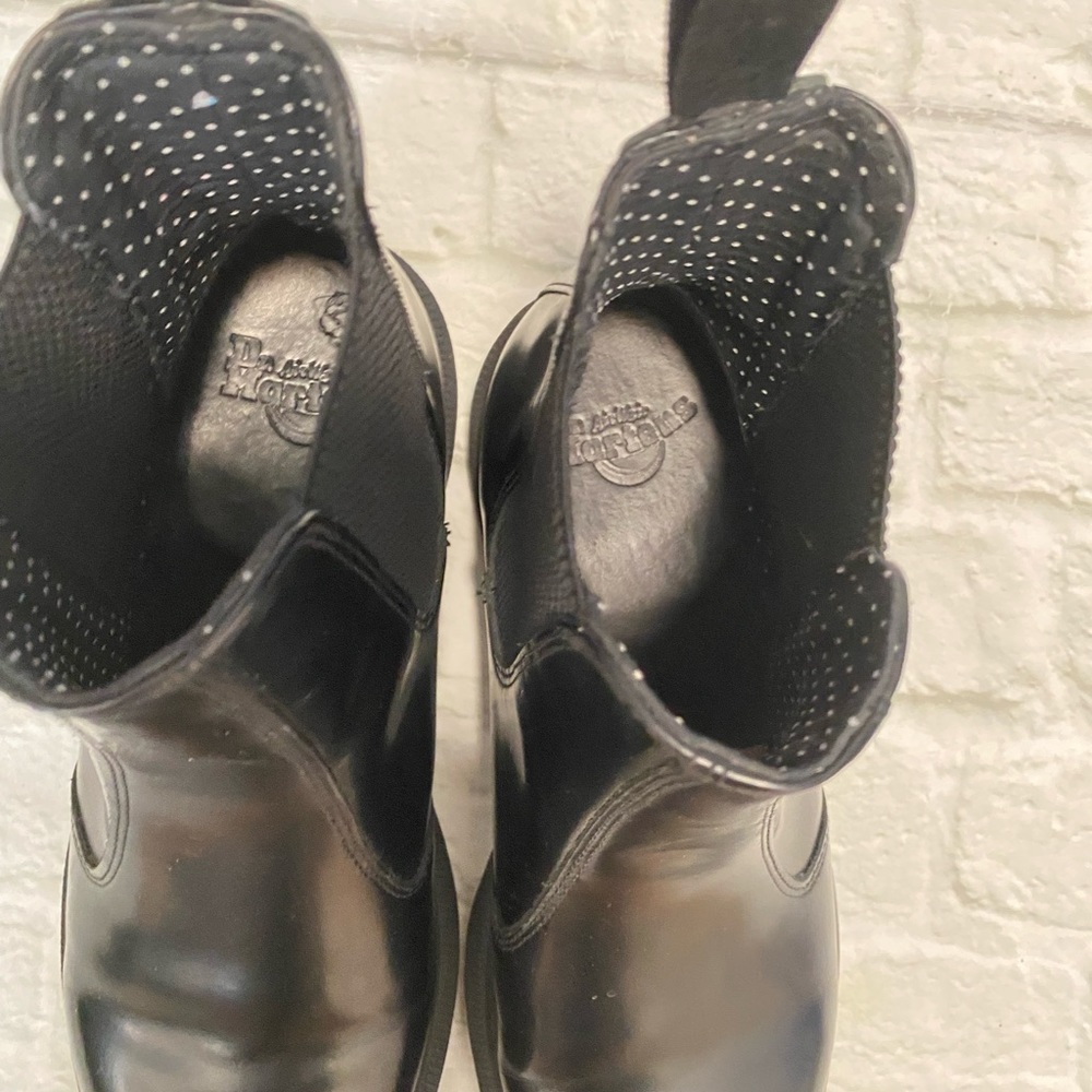 Dr. Martens Black Leather Chelsea Ankle Boots - Picture 3 of 11